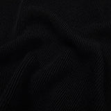 Haley Ribbon Knit Skirt [BLACK] (6638400438390)