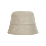 スタッズドロップオーバーフィットウールバケットハット/Stud Drop Over Fit Wool Bucket Hat Beige