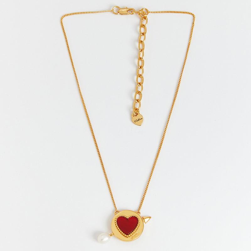 キューピッドコインネックレス/Cupid Coin Necklace_Gold