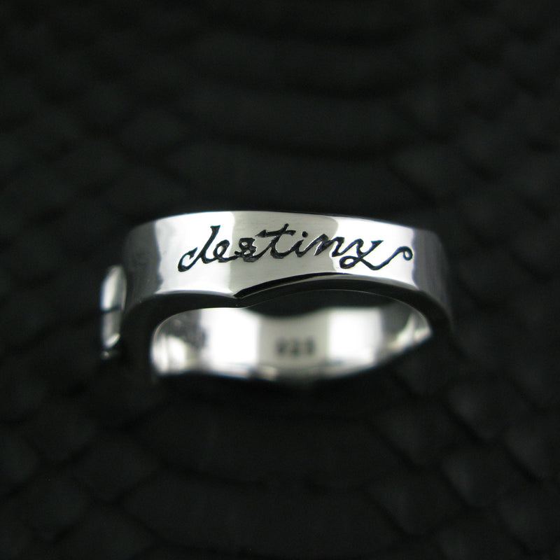 デステニーリングレットシルバーリング / Destiny Ringlet silver ring (4595748896886)