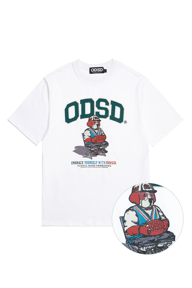 オードパフィーシリーズ FOOTBALL Tシャツ/ Odd Puppy Series FOOTBALL T-shirt