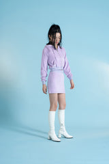 刺繍ベルベットミニスカート/Embroidery Velvet Mini Skirt (4397423263862)