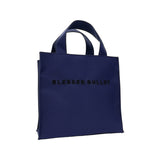 [BLESSEDBULLET]signature MINI tote bag_khaki/blue/coating black (6584718753910)