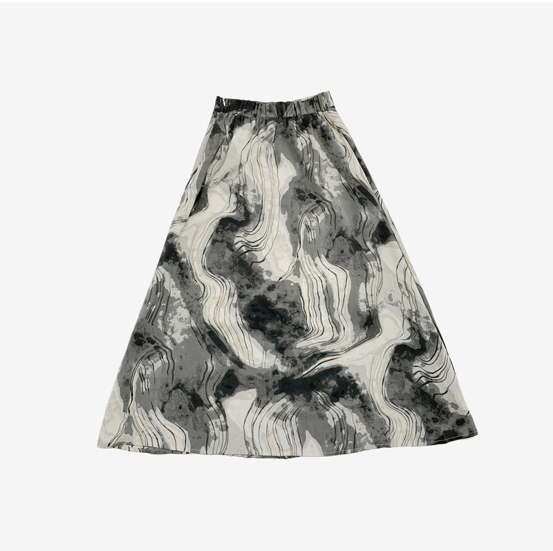vegan ethnic pattern long skirt (6611411992694)
