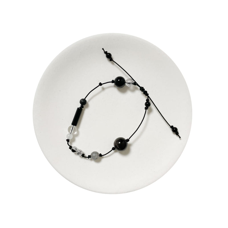 スノーマウンテンジェムストーンブレスレット/Snowmountain gemstone bracelet
