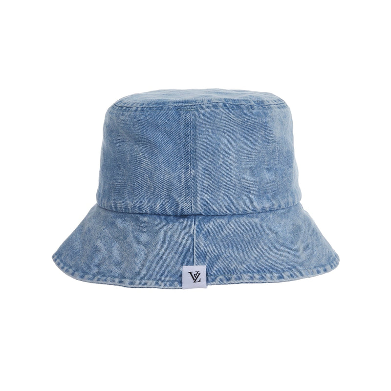 ストーンウォッシュデニムバケットハット / Stone wash denim bucket hat
