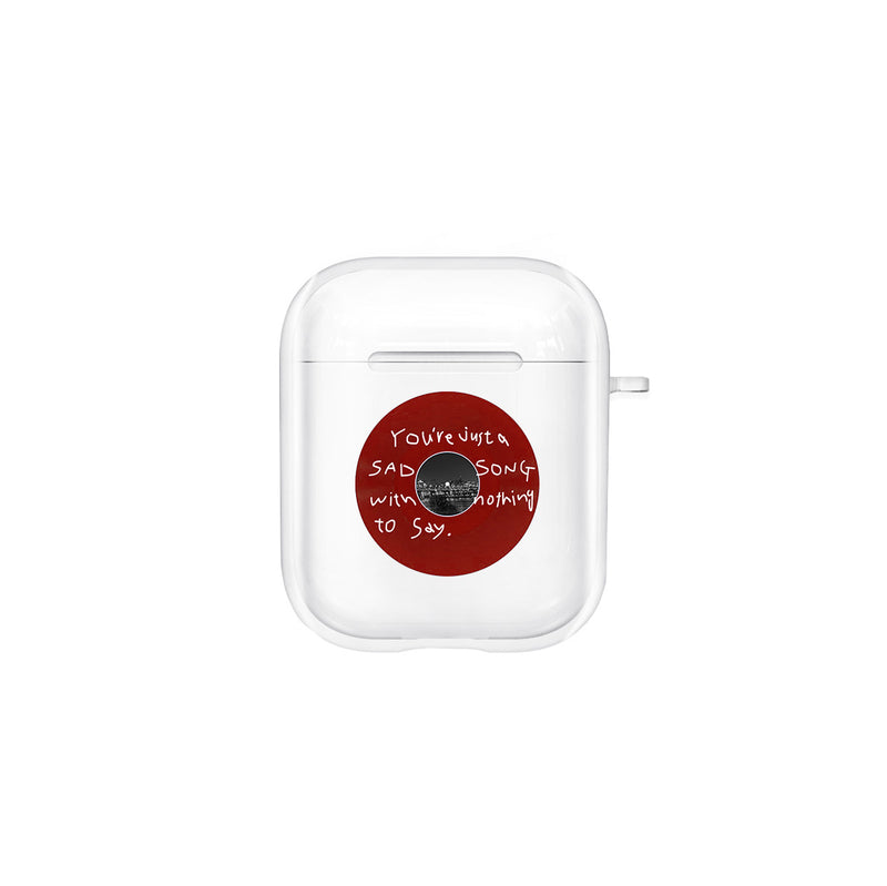 Sound is colour! Airpods Case -Red (for 1,2,3 Pro) (6685220372598)