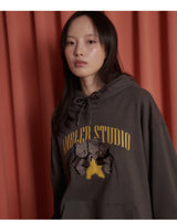 AMBLER 男女共用 Three bear オーバーフィット フード Tシャツ AHP1105