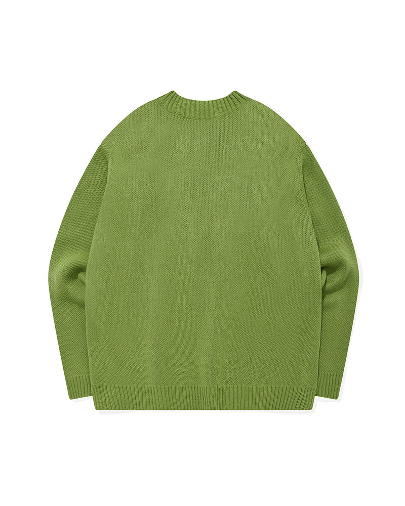 Lucky Charms Knit Pullover/Green (4622828765302)
