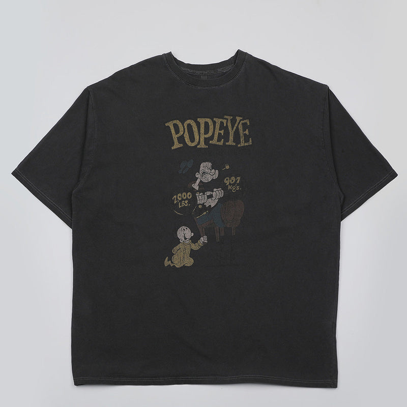 バーベルポパイTシャツ / ASCLO Barbell Popeye Short Sleeve T Shirt (2color)