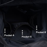 [After Pray Edition] 2-Pocket Nylon Cargo Rucksack (Black)