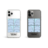 ジェリーフォンケース ドルフィンカートゥーン 4カット / Jelly phone case dolphin cartoon 4cut