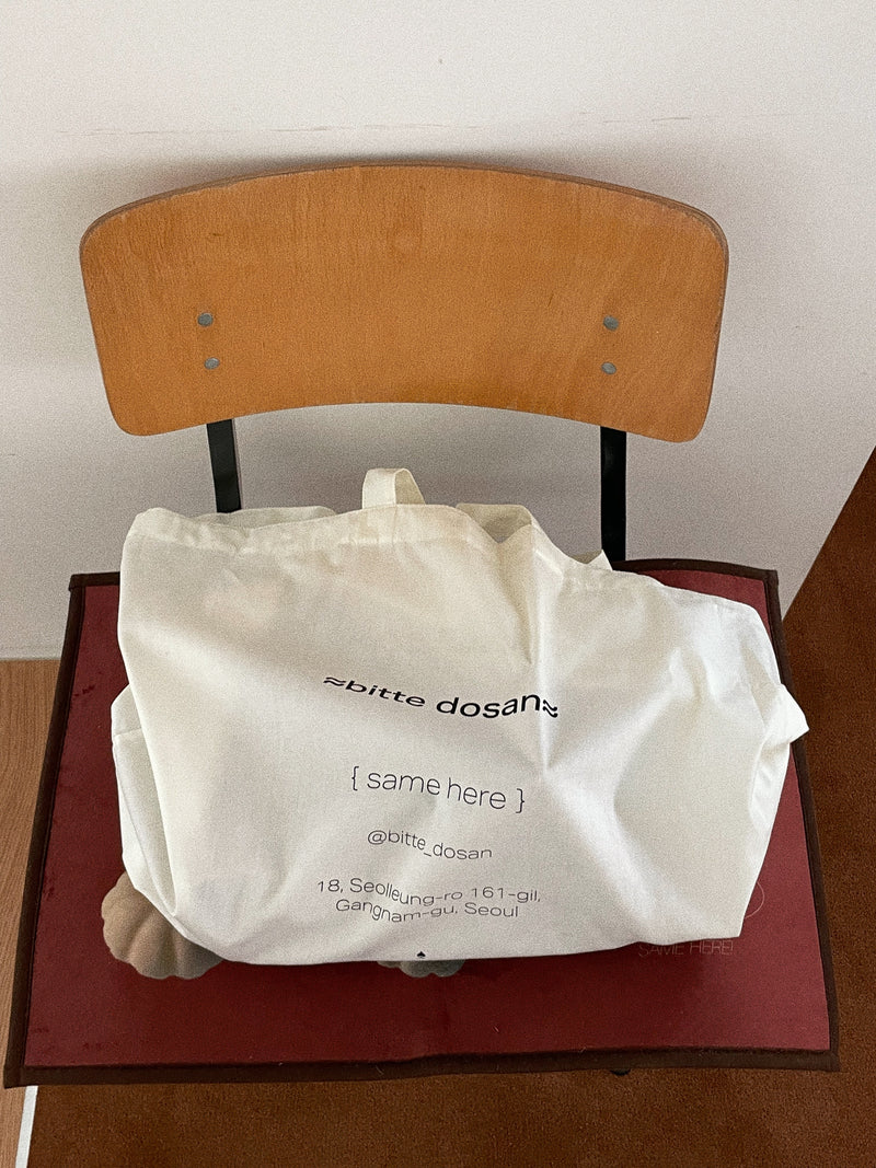 セイムヒアエコバッグ / bitte schon-same here eco-bag (BIG SIZE!)