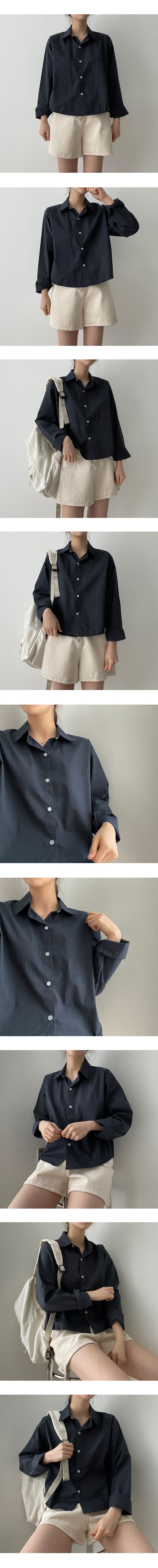 ハニハーフクロップシャツ / Hani half Crop Shirt
