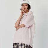 ソリッドシリーズTシャツ / WHATTHEWEAR Solid Series S/S T-shirt- Pink