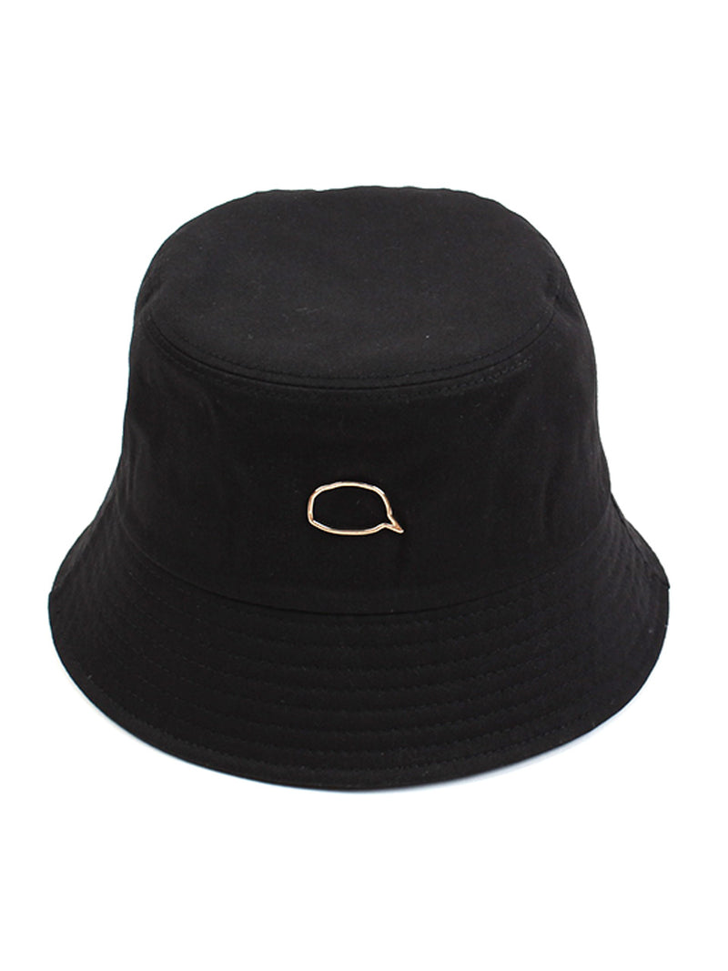 GD Bubble Black Drop Bucket Hat (6589930930294)