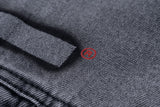 BBD Empty Logo Denim Jacket (Dark Gray)