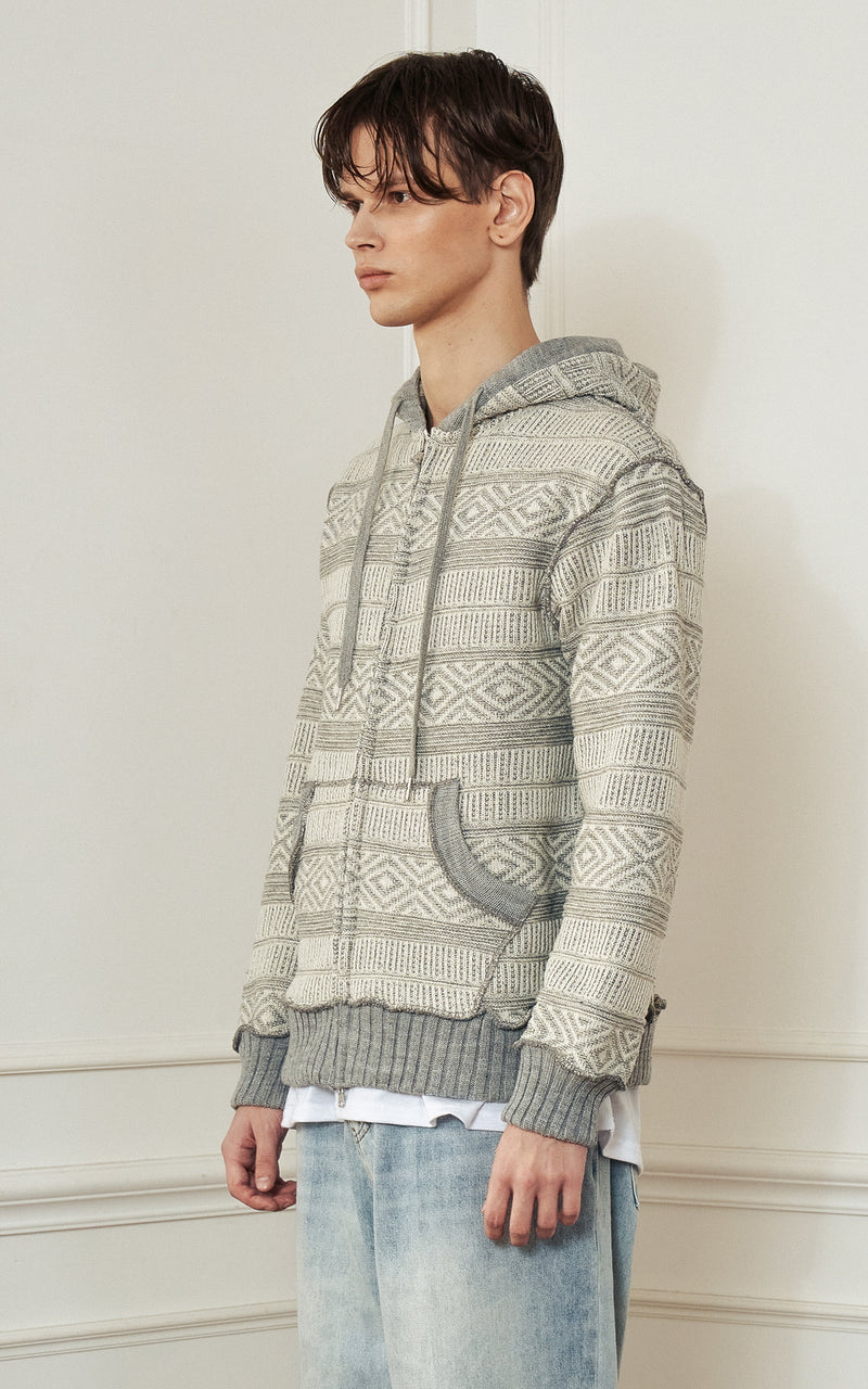 INSIDE-OUT JACQUARD KNIT HOODIE ZIP-UP_[M.GRAY] (6637835059318)