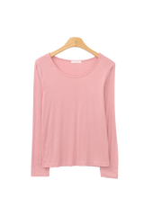 Spandex U-Neck Slim Basic Spring T-Shirt (6 colors)