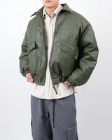 エコ2ウェイレザージャケット/eco two-way leather jacket 3color