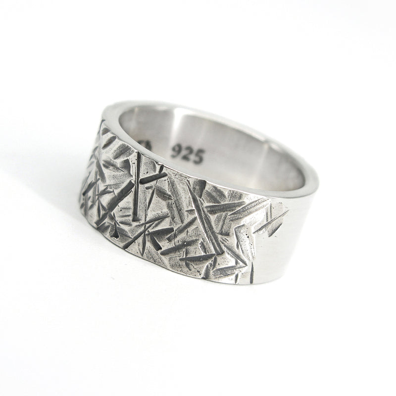ラフ9シルバーリング / Rough9 silver ring (4596819591286)