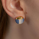 2022パントンストレイタムデイリーラウンドピアス/2022 Pantone Stratum daily round earring (BP)