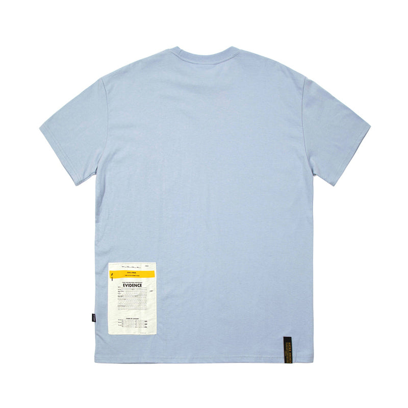 カナビスレタースタンダードTシャツ / CANABIS LETTER STANDARD FIT T-SHIRTS SKY BLUE / PURPLE GREY