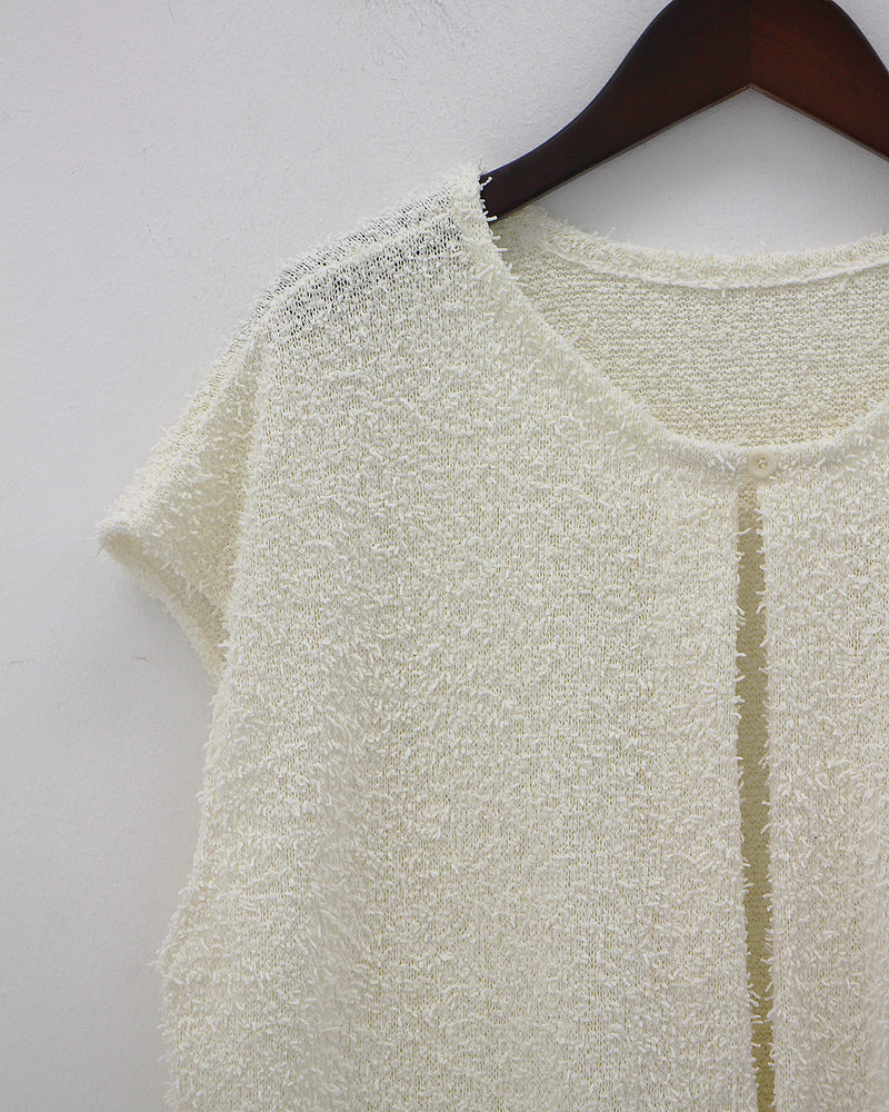 ソフトサマーニットベスト / Soft Summer Knit Vest (2color)