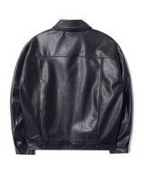 BN Vegan Leather Single Jacket (Black)