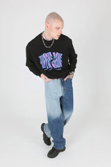 Hippie Gang Sweatshirts Black (6694389547126)