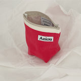 Aeiou Basic Pouch (M size) Red Radish (6612872200310)