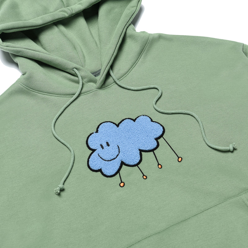 クラウドパーカー / Dominant Cloud Embroidery Dried Hoody_OLIVE (4594041028726)