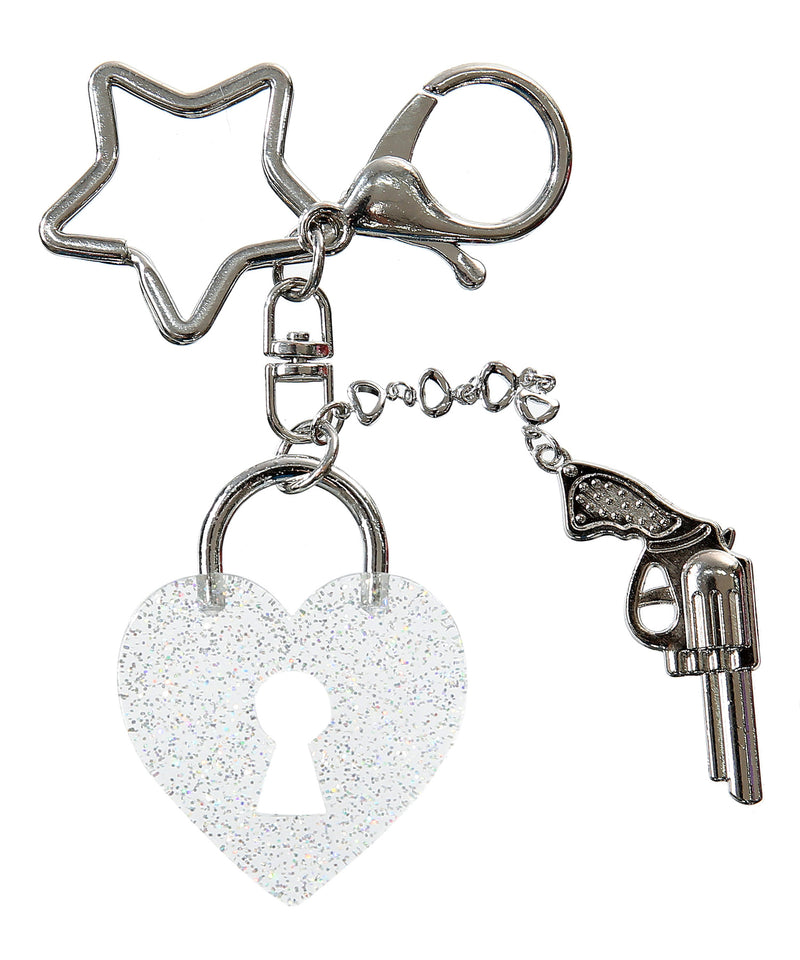 ハートロックキーリング / heart lock key ring (4506567835766)