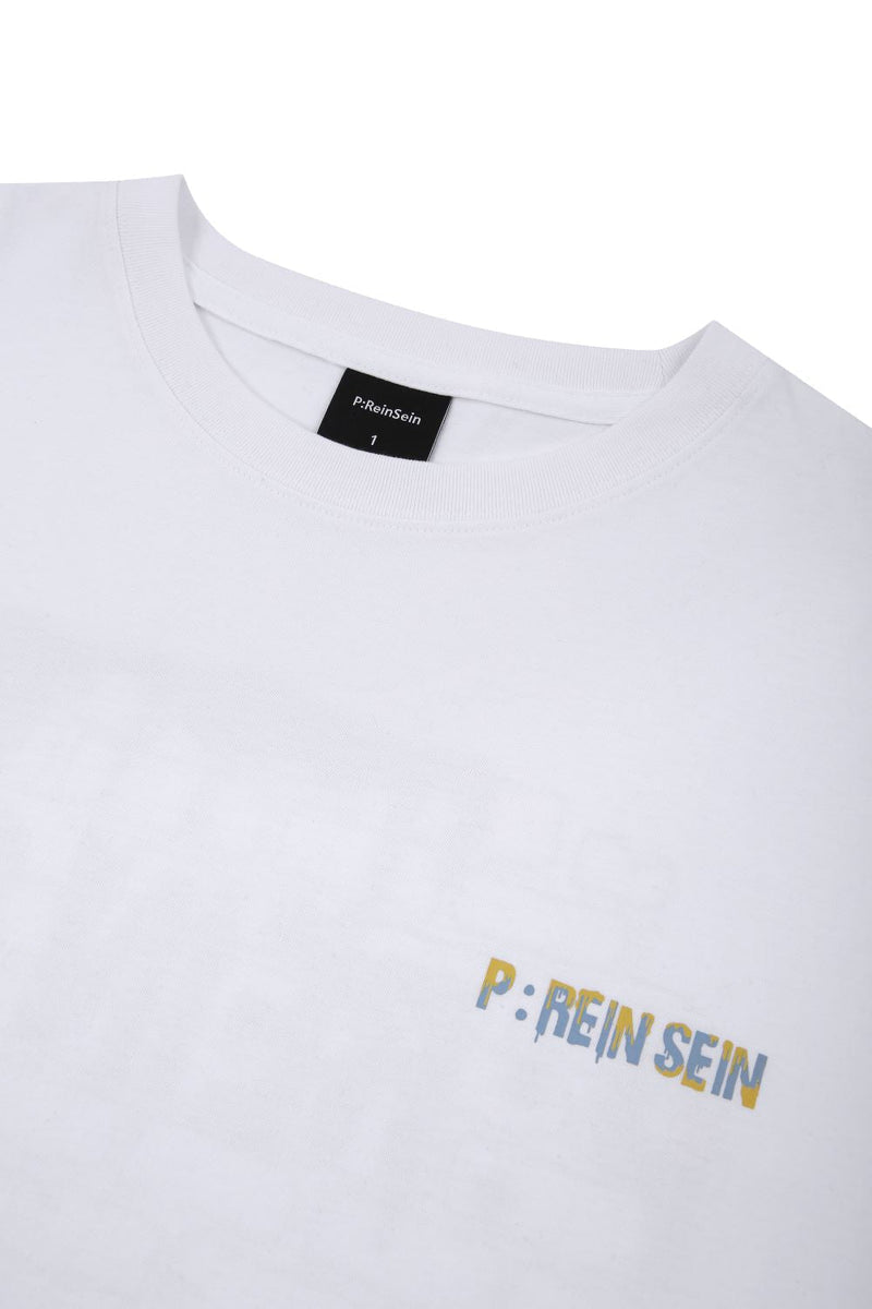 ペイントTシャツ/white paint t-shirts