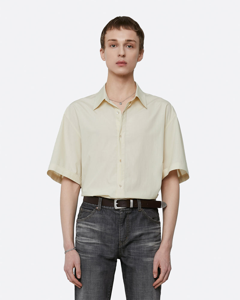 シルキーボーイハーフシャツ / Silky boy half shirt ( 3 COLOR )