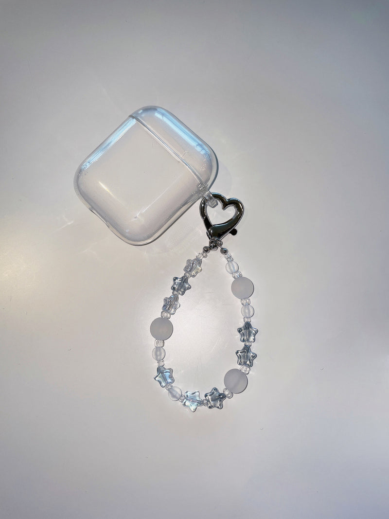 スターライトビーズハートキーリング/Starlight Beads Heart Key-ring