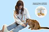 コラボレーションロングスリーブTシャツ（グレー）I Suzume & Unagi × LUVISTRUE (6677219737718)