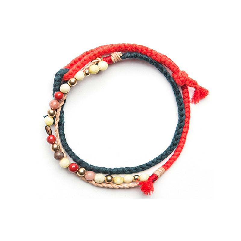 リミックスジェムストーンブレスレット / REMIX gemstone bracelet (10color)