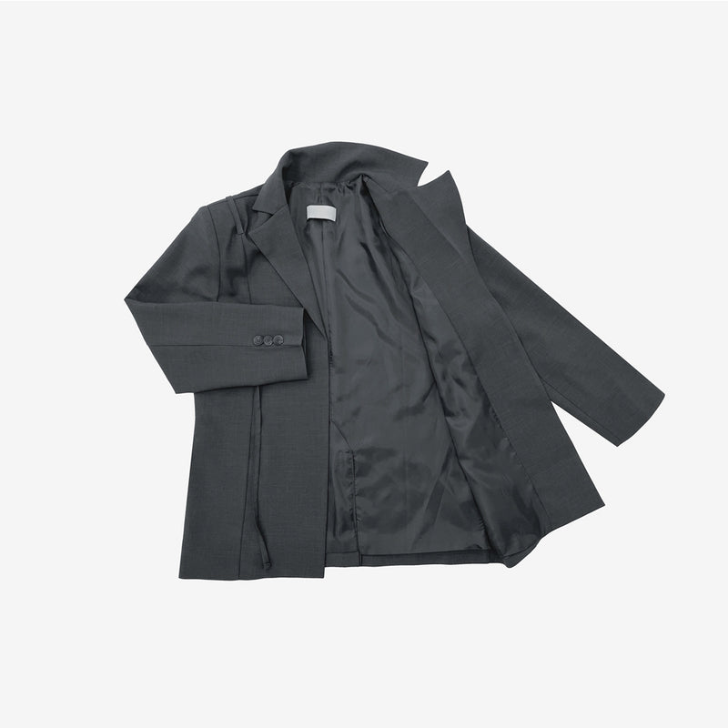 ケンジーバックルボキシージャケット / Kenzie buckled boxy jacket
