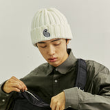 YPペイズリーパッチニットビーニー / YP PAISLEY PATCH KNIT BEANIE CREAM