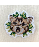 ペットミーモアキティパッチカーディガン/Pet me more kitten patch cashmere blended knit cardigan Beige [Unisex]