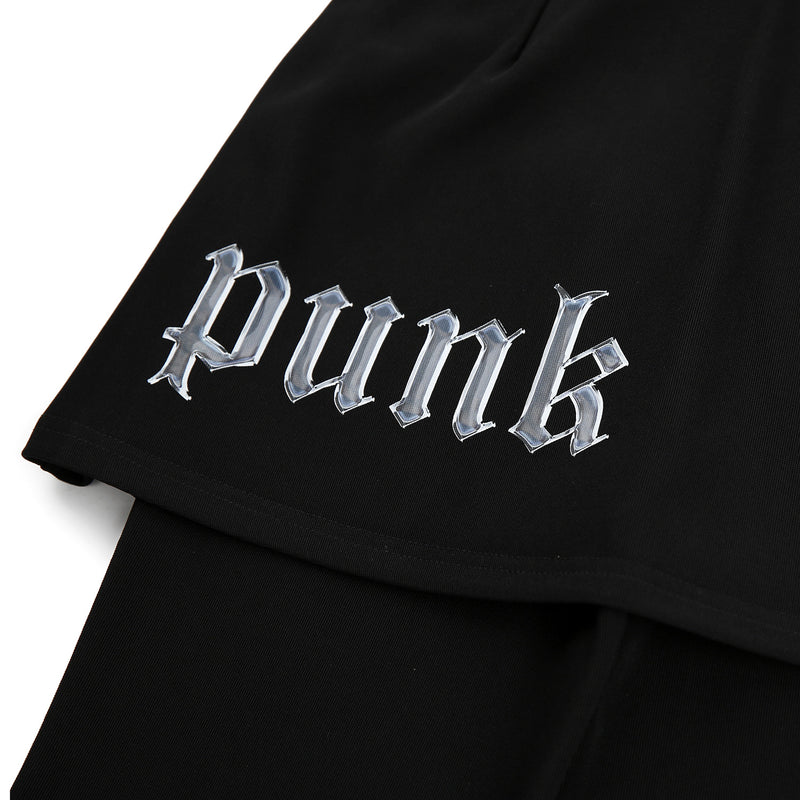 パンク＆ピストルスカートパンツ/1 1 punk & pistol skirt pants - BLACK