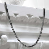 [BLESSEDBULLET]2.5MM classic chain necklace_dark silver/vintage silver/antique gold (6562961096822)