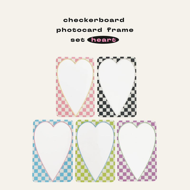 ハートフォトカードフレームセット / HEART photocard frame set