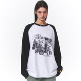 ロードアヘッドラグランTシャツ / Road Ahead Raglan T-shirt(2color)