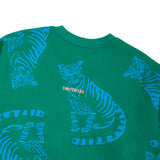 マイペットタイガーパターンスウェットTシャツ/MY PET TIGER PATTERN MTM T-SHIRT(UNISEX)_SWS1TS02GN