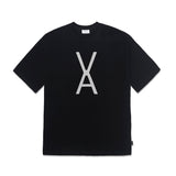 VAシルバービッグロゴTシャツ/VA Silver Big Logo T-Shirts Black