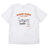 ワークハード プレイハード Tシャツ / WORK HARD PLAY HARD T-SHIRT (4439174709366)