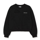 Slit Point Sweatshirt [BLACK] (6674518638710)