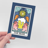 BEER TAROT TIGER POST CARD (6538752884854)